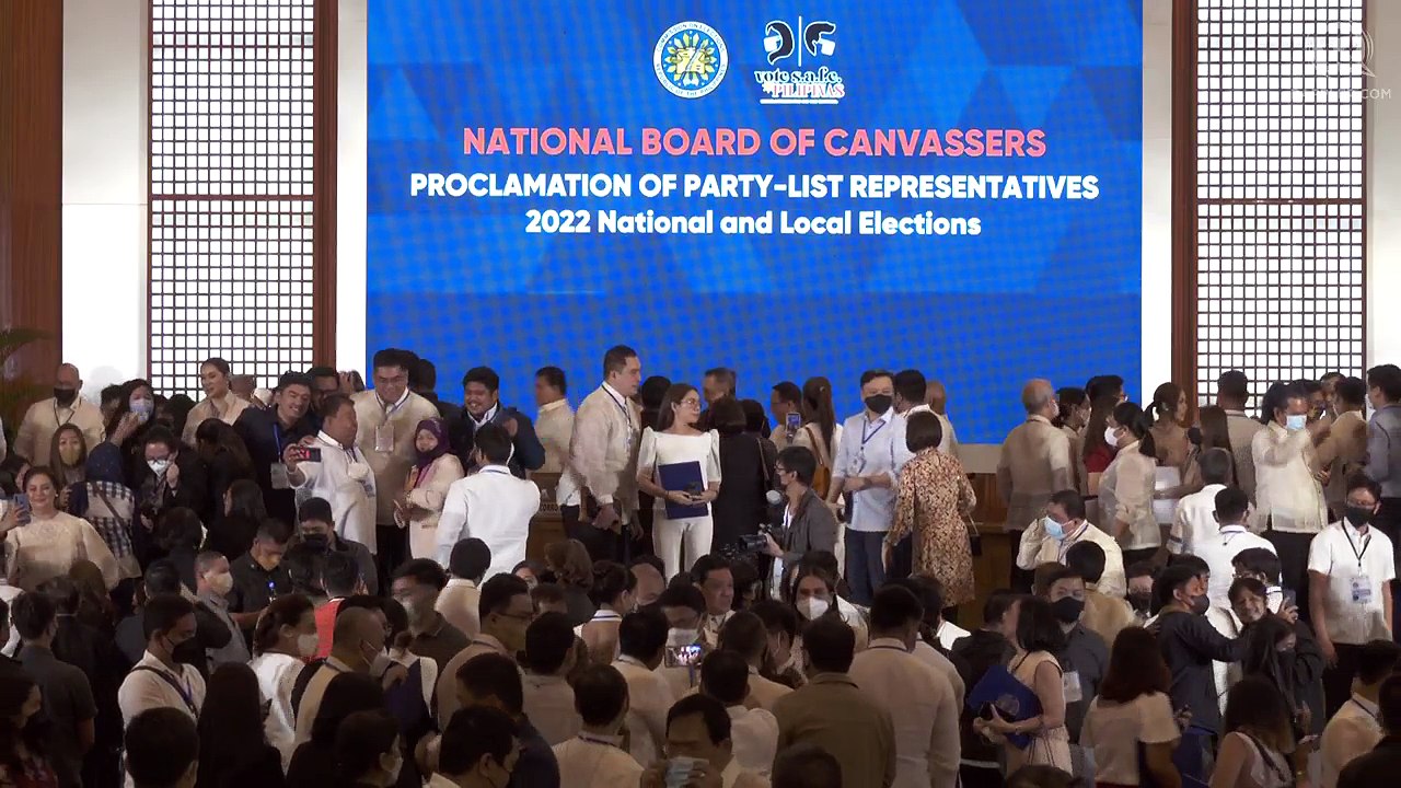 Proclamation of party-list groups – 2022 Philippine elections
