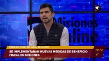 Se implementarán nuevas medidas de beneficio fiscal en Misiones. Rodrigo Vivar, director general de la ATM