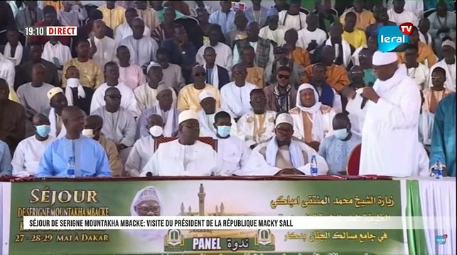 DIRECT-Séjour de Serigne Mountakha MBACKE: Visite du Président de la République Macky SALL