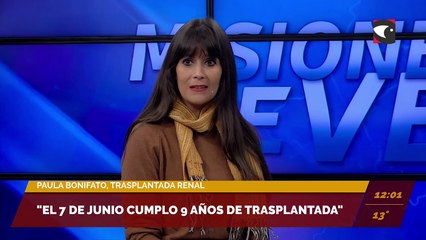 30 de mayo: Día Nacional de la Donación de Órganos y Tejidos. Entrevistamos a Claudia Acosta, mamá de Stefy Vier y Paula Bonifato, trasplantada renal.