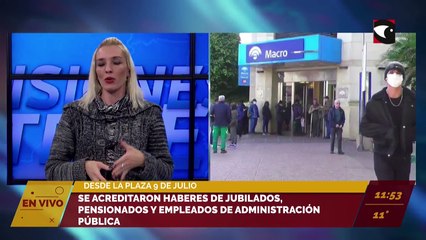 Se acreditaron haberes de jubilados, pensionados y empleados de administración pública