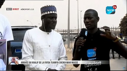 DIRECT Aéroport Léopold Sédar Senghor: Arrivée du Khalif de la Fayda Tijaniya Cheikh Mahi Niasse