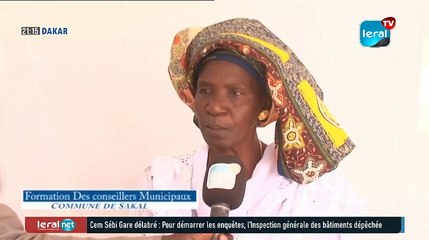 Inauguration D’informatisation de l'état civil Commune de Sakal Et une Formation Des conseillers Municipaux
