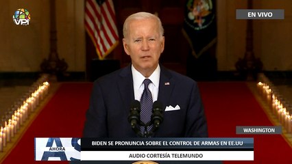 En Vivo | Joe Biden se pronuncia sobre el control de armas en EE.UU - 02Jun