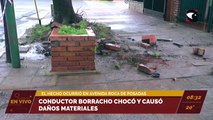 #Posadas | Conductor borracho chocó y causó daños materiales. El hecho ocurrió en avenida Roca.