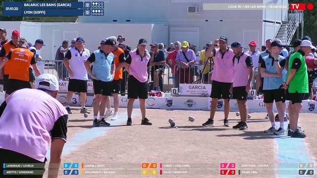 Samedi 18 Juin / Ligue Sport-Boules M1 / Aix les Bains / Partie Rapproché