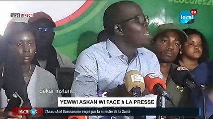 DIRECT: YEWI ASKAN WI FACE à LA PRESSE "arrestations des leaders"
