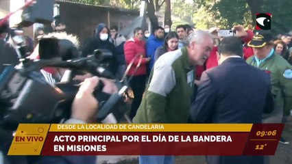 Acto por el día de la bandera en Misiones