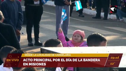 Acto por el día de la bandera en Misiones