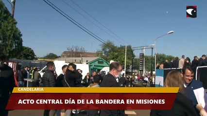 Acto principal por el día de la bandera en Misiones