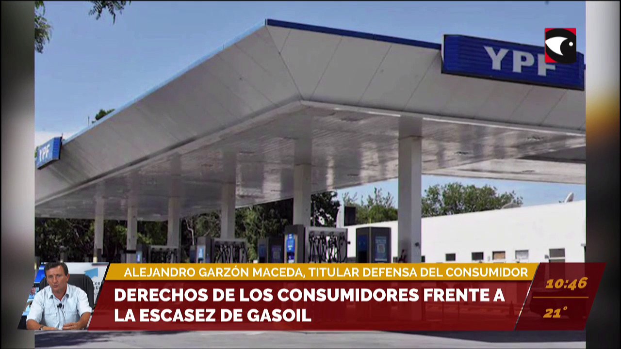 Derechos de los consumidores frente a la escasez de gasoil