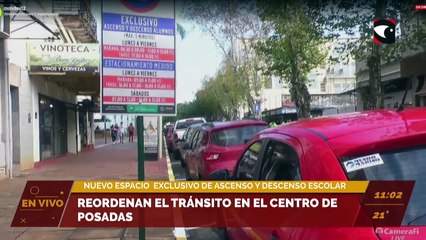 Reordenan el tránsito en el centro de Posadas