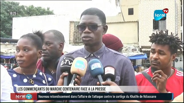 MANIFESTATION DU 29 JUIN : LES COMMERÇANTS DU MARCHE CENTENAIRE FACE A LA PRESSE