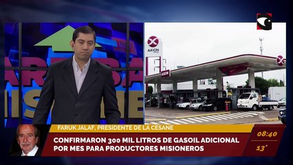 Cupo extra de combustible para productores misioneros. Entrevista a Faruk Jalaf, presidente CESANE.