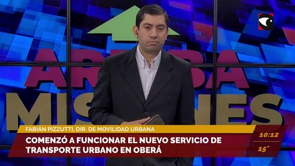 Comenzó a funcionar el nuevo servicio de transporte urbano en Oberá
