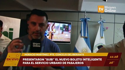 Presentan el nuevo boleto inteligente para el servicio urbano de pasajeros