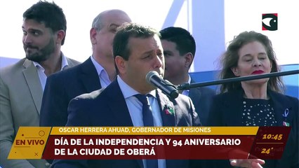 Día de la Independencia y 94 Aniversario de la ciudad de Oberá