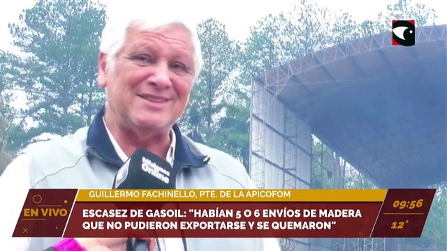 Guillermo Fachinello, presidente de la Asociación de Productores e Industriales Forestales de Misiones y NE de Corrientes (APICOFOM)