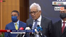LIVE: Press conference by Home Minister Hamzah Zainudin