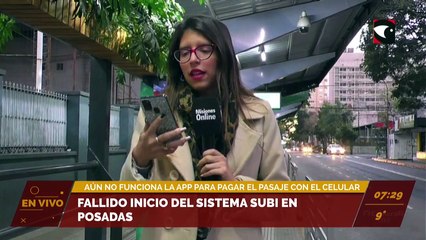 Posadas | Aún no funciona la app SUBI para pagar el pasaje urbano con el celular.