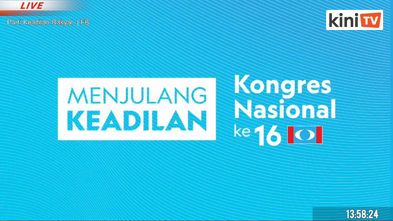 LIVE: 16th PKR National Congress - State delegates debate