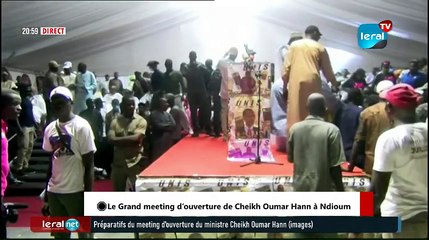 Ndioum: le grand meeting du ministre Cheikh Oumar Ann