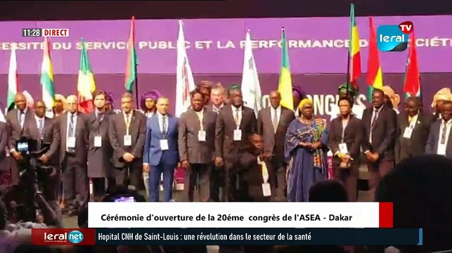 Cérémonie d'ouverture de la 20éme congrès de l'ASEA - Dakar