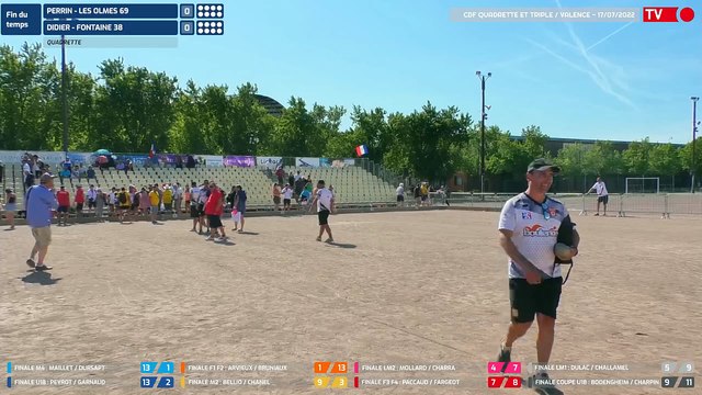 Championnat de France Quadrette & Triple à Valence / Dimanche 17 Juillet 2022