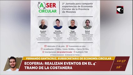 2° jornada para compartir experiencia de economía circular de la provincia de Misiones