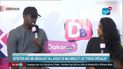 L'avocat de Macanbou et "forces spéciales" parle sur LERAL TV