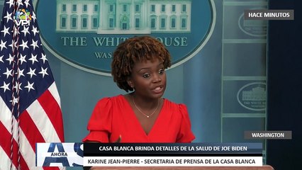 Casa Blanca brinda detalles de la salud del Pdte. Joe Biden - 21Jul - Ahora
