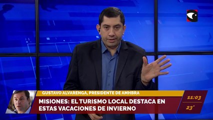 Expectativas para el turismo en Misiones este fin de semana. Entrevista a Gustavo Alvarenga, presidente de AMHBRA