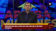 Denuncian bullying en una escuela de San Vicente. Graciela Fernández, madre de la víctima.