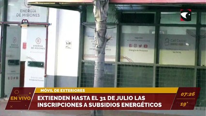 Extienden hasta el 31 de julio las inscripciones para mantener los subsidios energéticos. Podrán hacerlo independientemente de la terminación del número de DNI