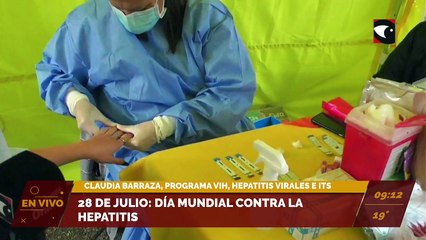 #Salud | 28 de julio: día mundial contra la hepatitis. Se realiza una campaña de vacunación y testeo gratuito en la plaza San Martín de Posadas.