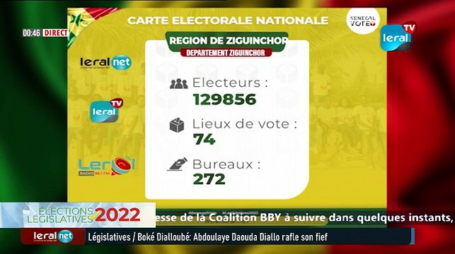 Résultats Législatives 2022 : conférence de presse de la Coalition BBY