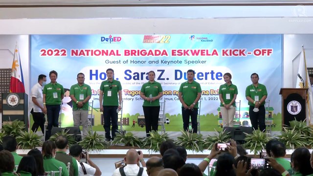 Launch of National Brigada Eskwela in Imus, Cavite