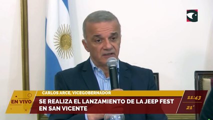 Misiones | Lanzamiento Jeep Fest Argentina 4x4 en San Vicente @Arce_Carlos_ @MinDepMisiones @Hectorjcorti