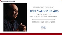 Memorial service for Fidel V. Ramos - August 7, 2022