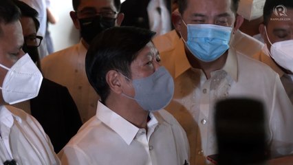 President Marcos visits the wake of former president Fidel V. Ramos