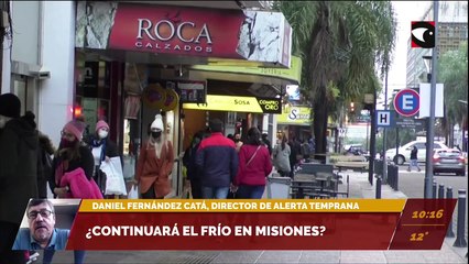 #Pronóstico | El frío continuará hasta el fin de semana en Misiones. Entrevista a Daniel Fernández Cata, director de Alerta Temprana