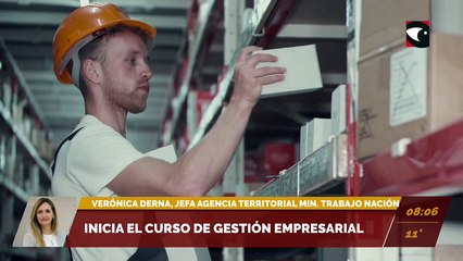 Inicio el curso de gestión empresarial. Entrevista a Verónica Derna, jefa de la agencia territorial Posadas del Ministerio de trabajo de la Nación