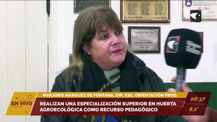 Realizan una especialización superior en huerta agroecológica como recurso pedagógico