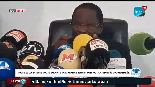 Face à la presse Pape Diop se prononce enfin sur sa position à l'assemblée