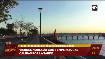 #Pronóstico | Viernes nublado con temperaturas cálidas por la tarde