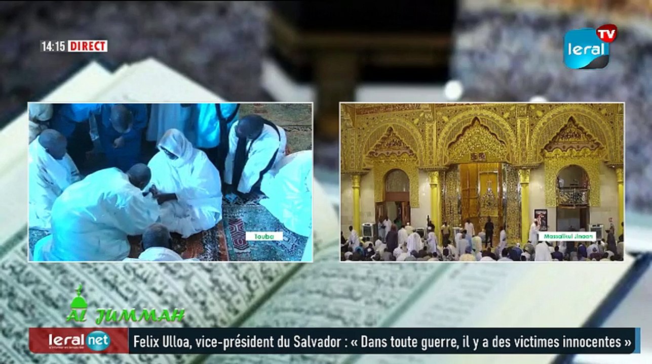 DIRECT DUPLEX PRIERE VENDREDI MOSQUEE TOUBA ET MASSALIKOUL DJINANE- #LERALTV
