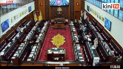 LIVE: Dewan Negara sitting - August 15 (Afternoon session)