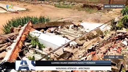 Lluvias en el estado #Zulia dejan destrozos y heridos a su paso - #17Ago - #VPItv