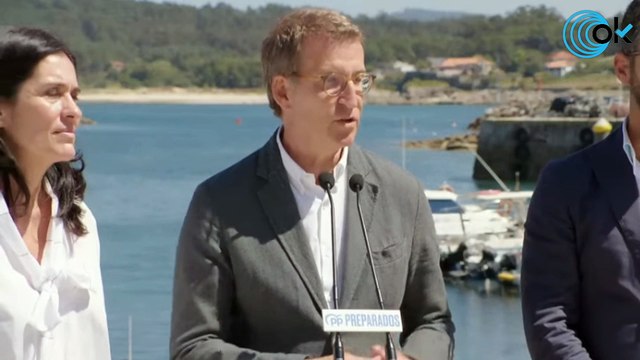 DIRECTO: Alberto Núñez Feijóo atiende a los medios en Porto do Son (A Coruña)