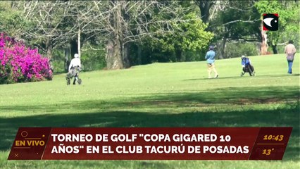 Se realiza el Torneo de Golf "Copa Gigared 10 años" en el Club Tacurú de Posadas